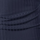 Homens Corrida Esportes Fitness Verão Novo Alto Elástico Listra Vertical Manga Curta Decote em V Slim Fit Malha Inferior Camisa Top