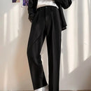 Primavera Outono Moda Cintura Alta Calças Casuais Roupas Masculinas Temperamento Sólido Solto Todos os Bolsos Estilo Coreano Calças Y2K