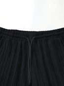 Nova moda masculina esportes de verão cor sólida gola vertical listra T-shirt shorts terno de manga curta