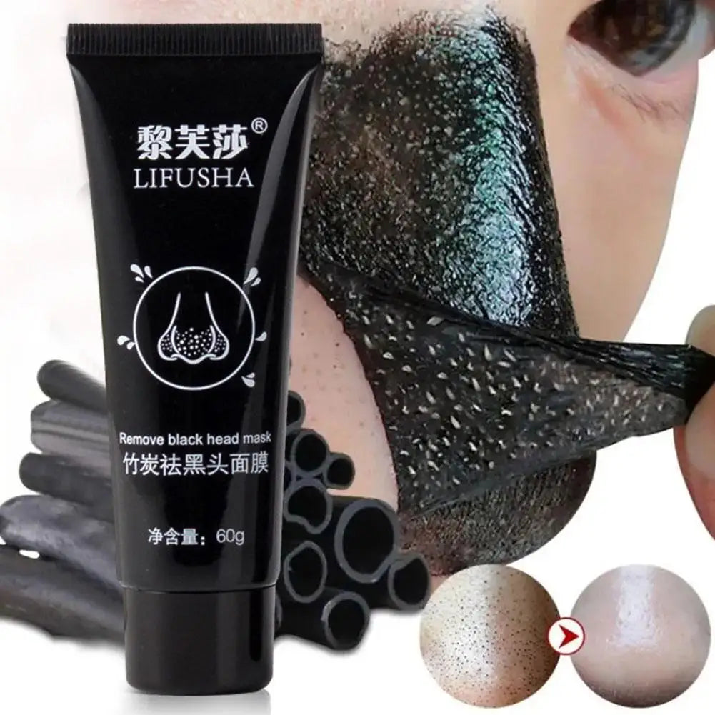 Máscara Facial de Lama com Carvão Vegetal de Bambu 60g