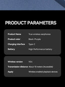 Novo Fone de Ouvido Bluetooth Sem Fio Inteligente com Tradução em Clip - Futuro Audiovisual com Tela Sensível ao Toque