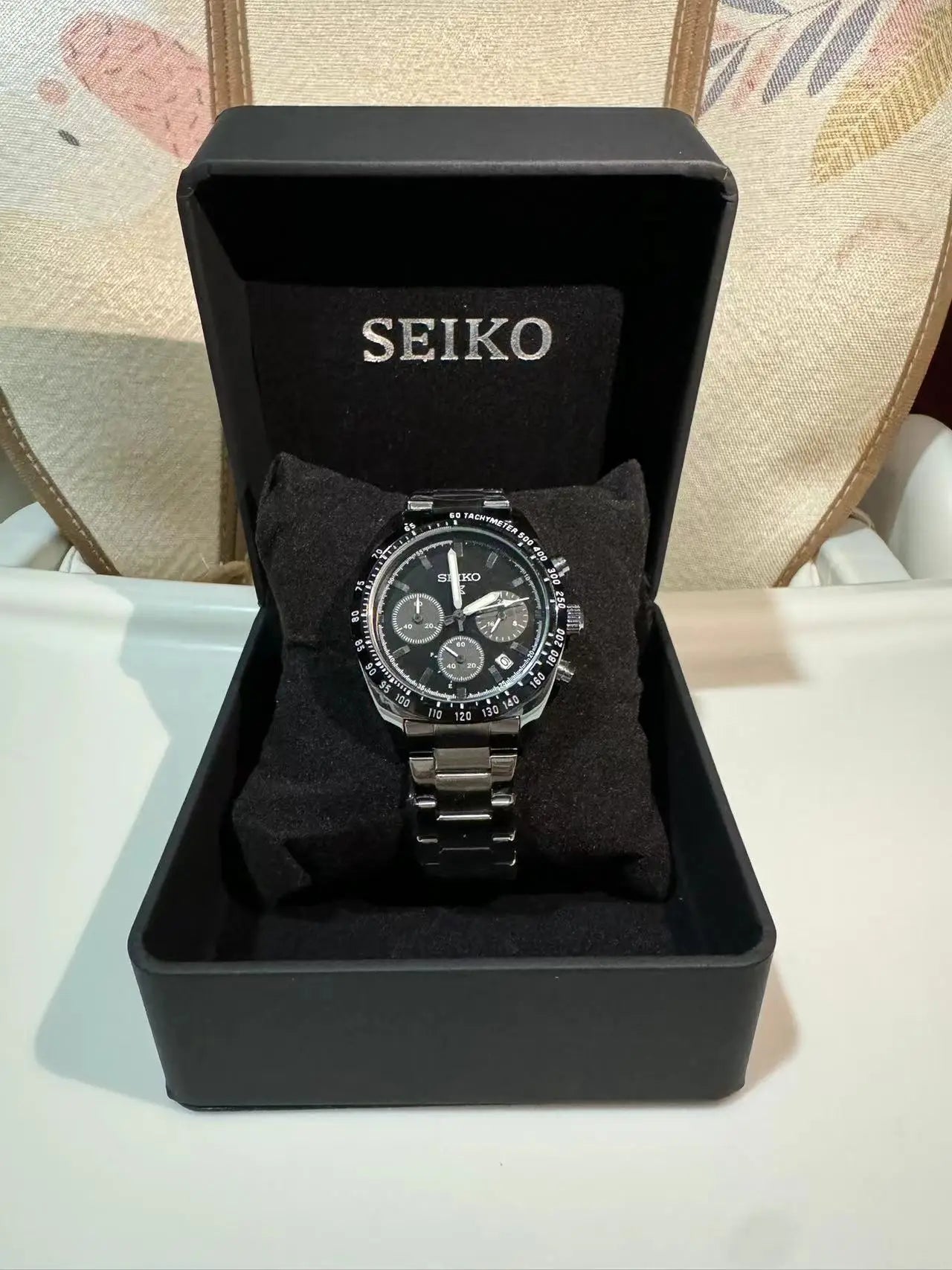 Seiko Marca de Luxo Moda Negócios Esportes Casuais Multifuncional Cronógrafo Venda Quente Mens Relógio de Pulso de Quartzo Não Mecânico