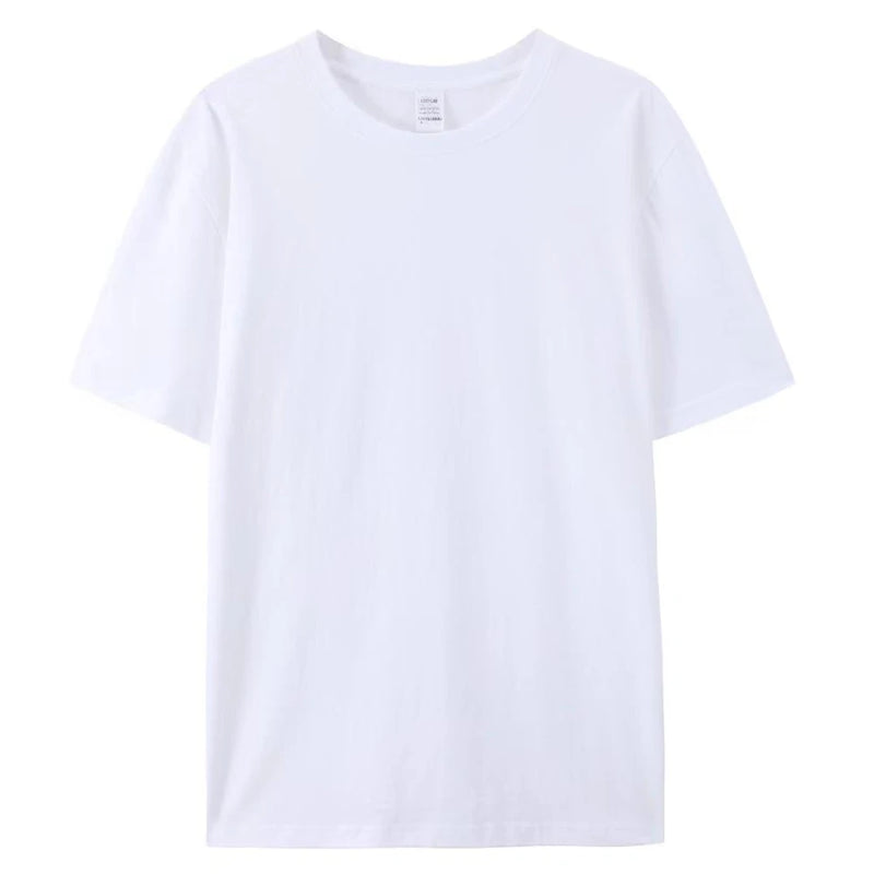 100% Algodão T Shirt Unisex Plain White Crew Neck Tshirt Coton Herren T-shirt Uomo Blank Preto T Shirt Para Homens Playeras De Hombre