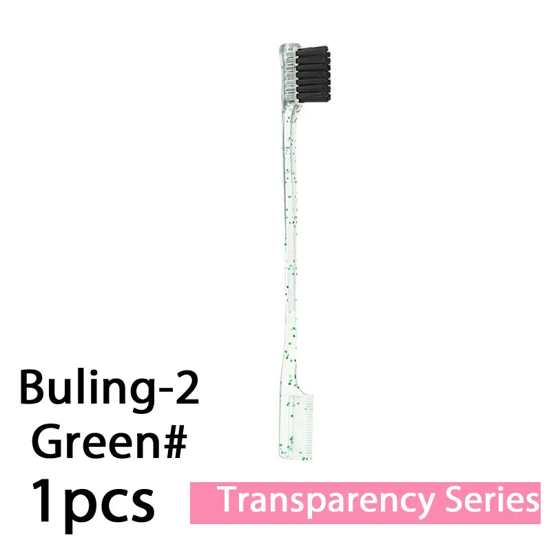 Escova Pente para Cabelo 3 em 1 1-10 Unidades Escova de Dupla Face Pente para Baby Hair & Escova para Sobrancelhas Escova de Alisamento Ferramenta para Cabelo