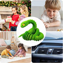Cobra impressa em 3D 23,6 polegadas articulada flexível conjunta resina simulação víbora fidget animais brinquedos modelo para decoração de mesa engraçado