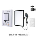 Luz de Videoconferência LED para Fotografia, Luz de Preenchimento Dimmable para Estúdio de Fotografia, Lâmpada de Preenchimento para Transmissão ao Vivo no Tiktok e Youtube