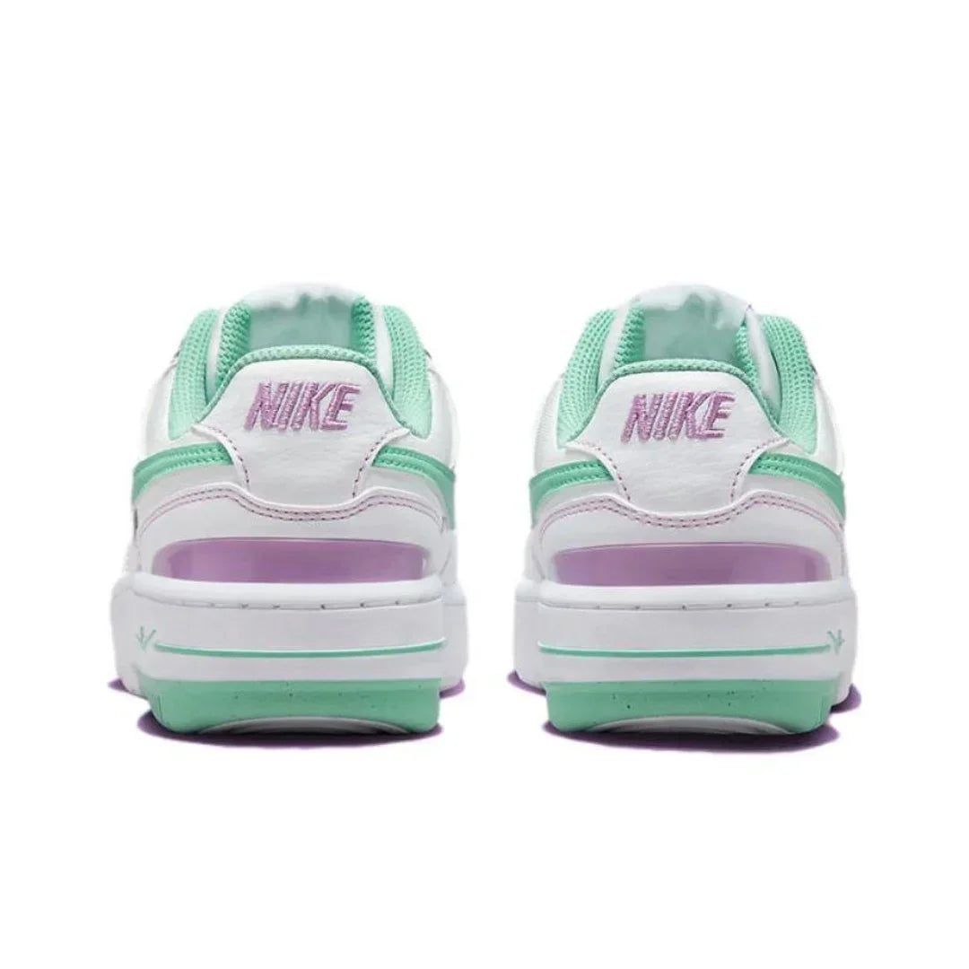 Nike branco verde colorway Gamma Force Sapatos de placa de baixa moda confortáveis antiderrapantes resistentes ao desgaste Modelos masculinos e femininos