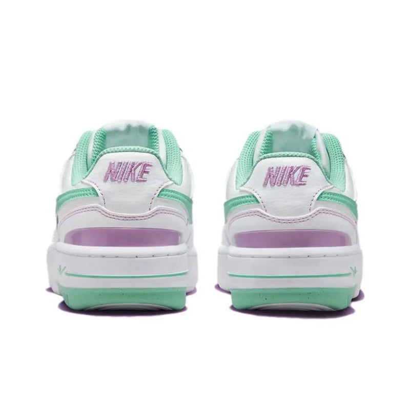 Nike branco verde colorway Gamma Force Sapatos de placa de baixa moda confortáveis antiderrapantes resistentes ao desgaste Modelos masculinos e femininos