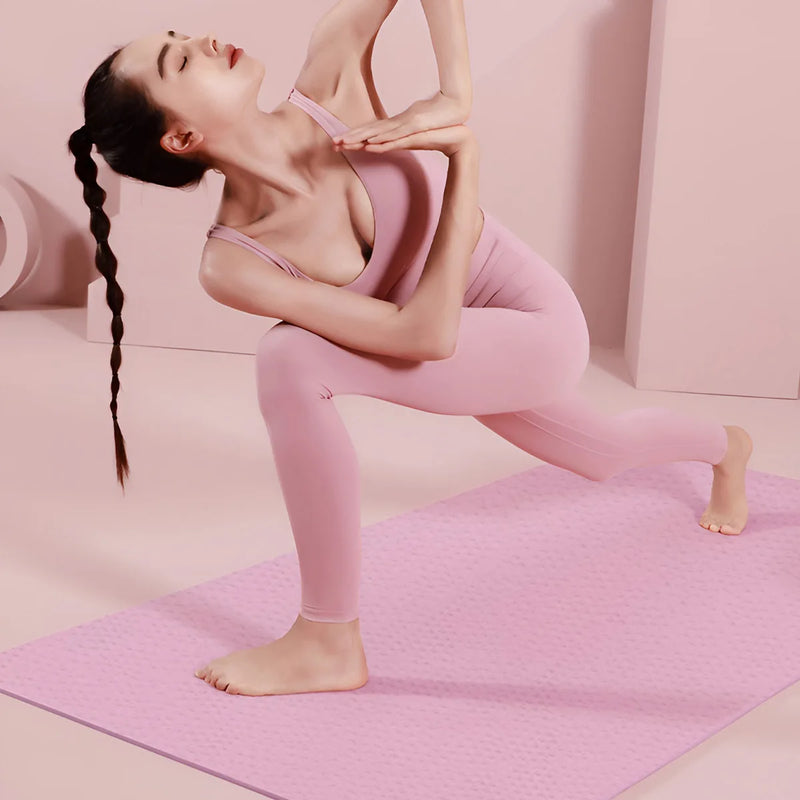 Tapetes de Yoga de EVA de 4MM de espessura, antiderrapantes, para exercícios, yoga e pilates, tapetes de ginástica, equipamentos de fitness