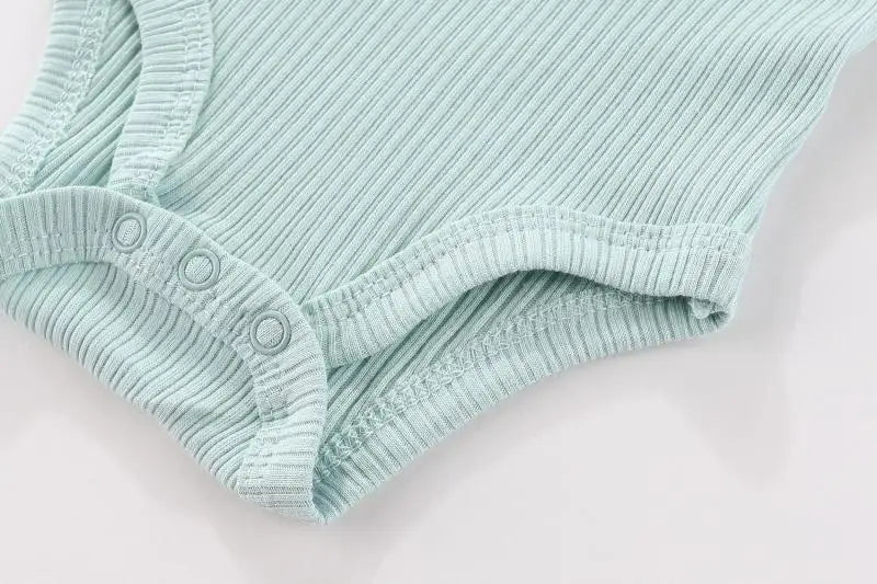 Kiddiezoom 5 Pçs/lote Quatro Estações Moda Dos Desenhos Animados de Manga Curta Do Bebê Menino Menina Bodysuits Macio 100% Algodão Recém-nascido Onesies Roupas