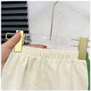 2024 Novo Terno de Manga Curta para Crianças Listrado Meninas Meninos Conjunto Tops de Verão + Roupas de Bebê Curtas para Uso Infantil