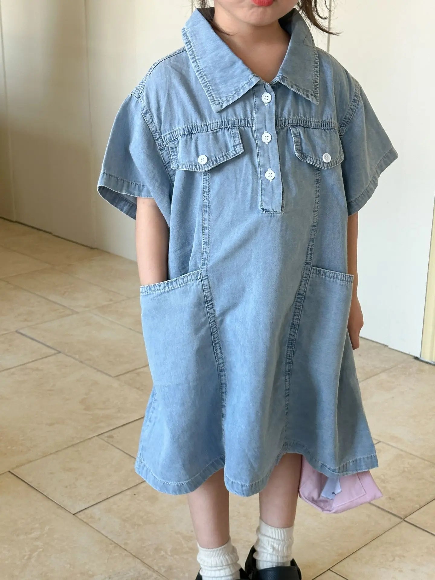 Roupas infantis 2025 verão novo terno jeans para menino ou vestido de menina casual roupas para irmão e irmã