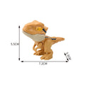 Brinquedos Modelo de Tiranossauro Triceratops de Dinossauro de Dedo Jurássico para Crianças Dinossauros Mordendo o Dedo Criativo Brinquedo Interativo Presente para Menino