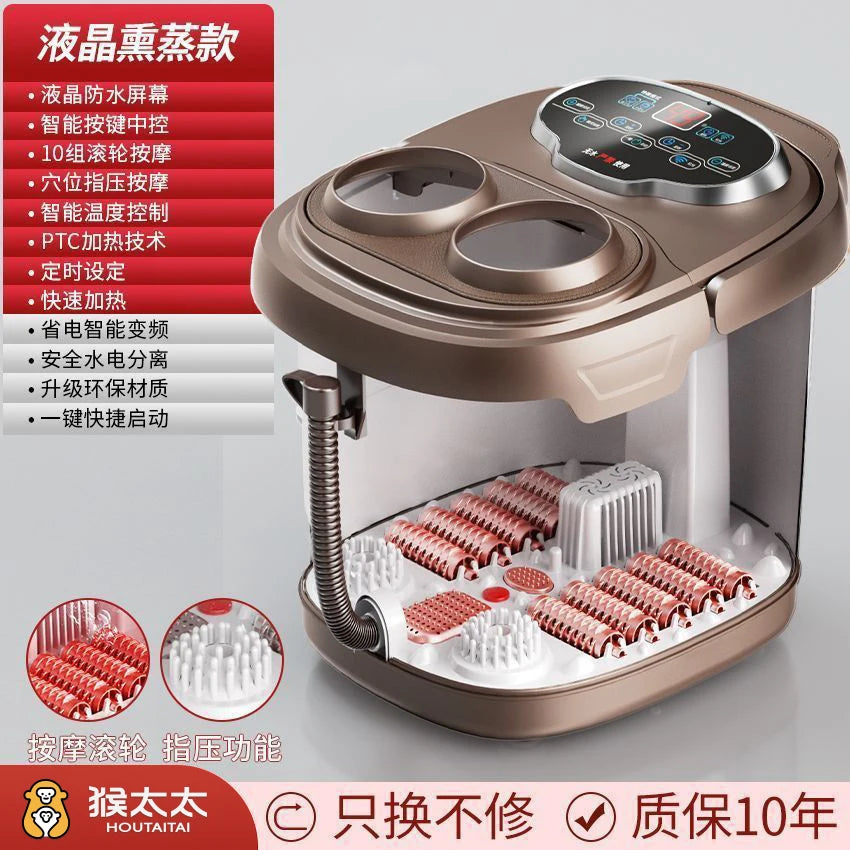 Banho de Pés com Fumigação Massageador