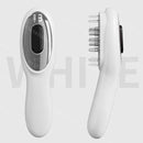 Massageador de Luz Vermelha e Azul Pente Massageador de Cabelo Aplicador para Couro Cabeludo Massageador de Cabeça Pente de Massagem Elétrico Pente de Massagem Capilar com Nano Vibração