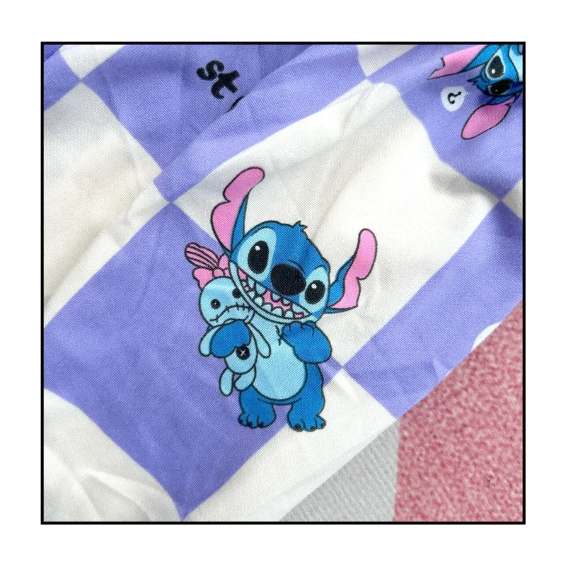 2 pçs/set Novo HOT Disney Stitch Crianças Pijamas para Meninos e Meninas Conjuntos Kid Home Wear Travel Casual Sleepwear Terno Presente Bonito