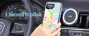 Suporte Magnético para Carro com Carregador Sem Fio VRIG para iPhone 14 13 12 Series com Carregamento Rápido na Ventoinha