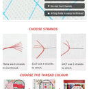 Bird Girl Pré-Impresso Cross Stitch Kit Completo DIY Bordado DMC Fios Artesanato Tricô Hobby Pacote Mágico Jóias