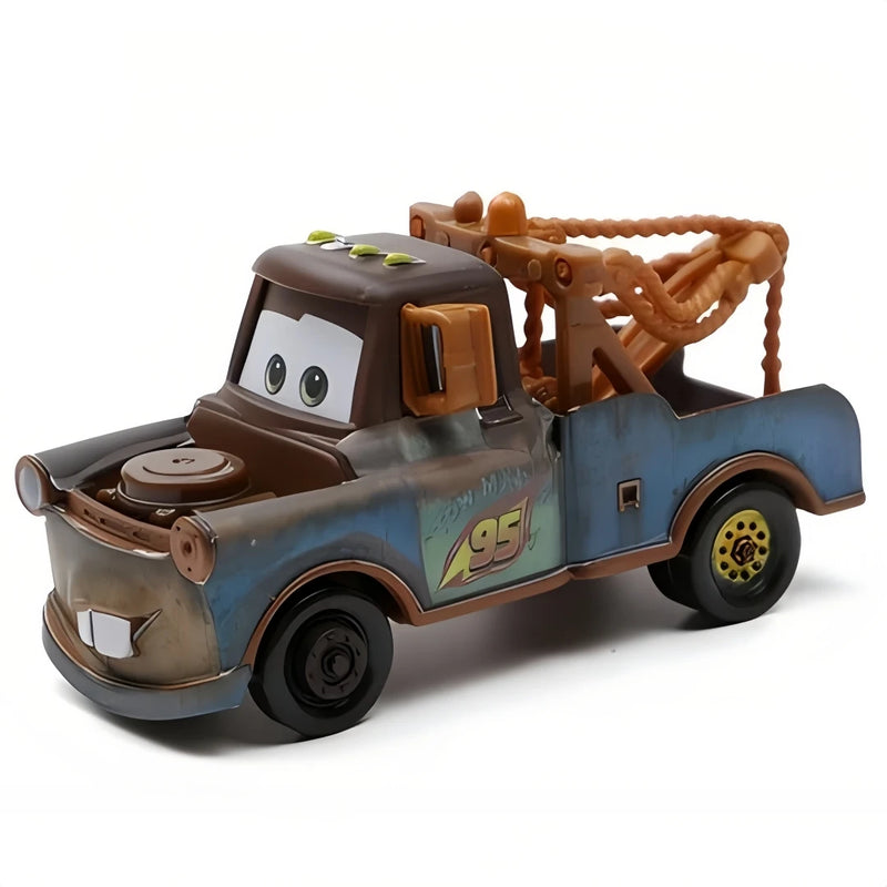 Disney Pixar Cars 3 Lightning Mcqueen Smokey Chick Hicks Collection 1:55 Veículos Diecast Alloy Car Toys Modelo Para Crianças Presente