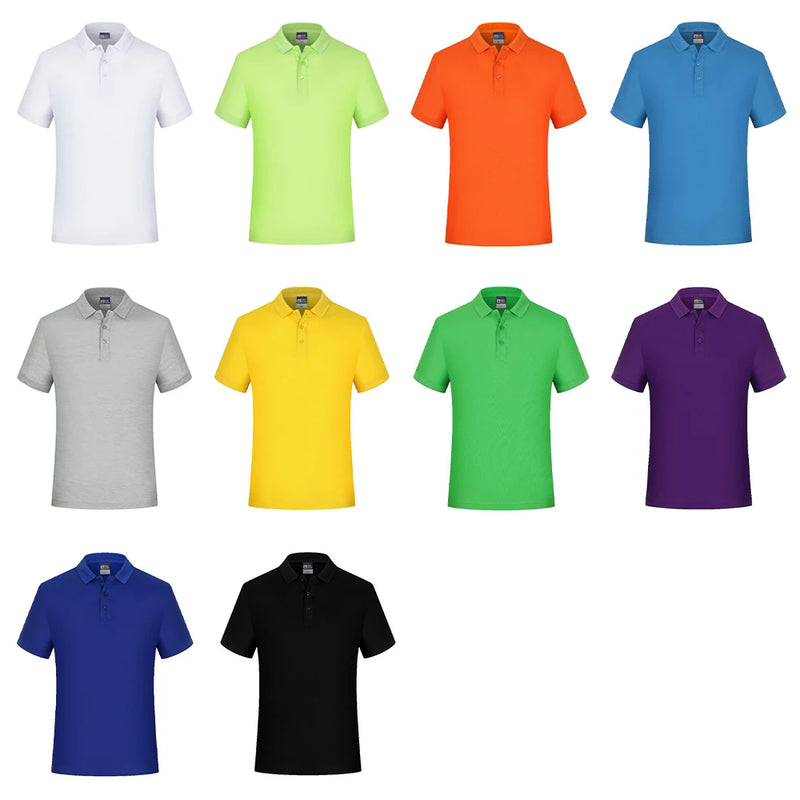 Camiseta Polo Masculina de Manga Curta Em Branco Branco Camisas de Colarinho Preto Camiseta Casual Roupas de Verão Para Homens Camisetas Polos Pour Hommes