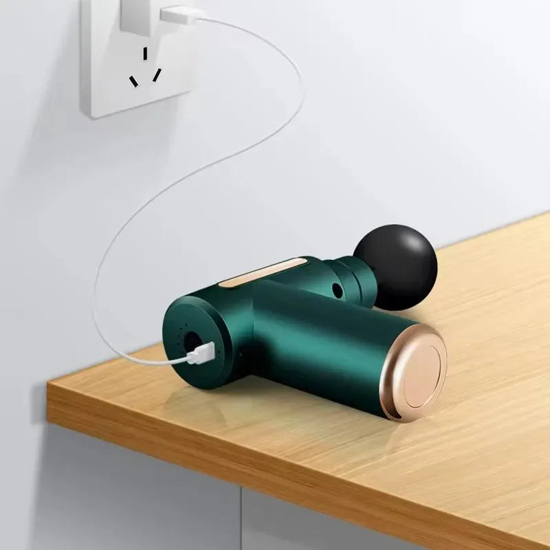 Fascia 2024 pistola portátil para fáscia, massageador de músculos profundos, mini massageador elétrico para corpo