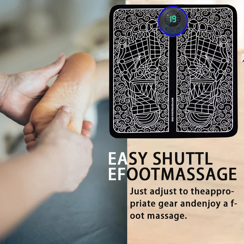Massageador de pés elétrico Almofada de massagem muscular Treinador de relaxamento para massagem Fitness Esporte ao ar livre Casa Família Relaxar
