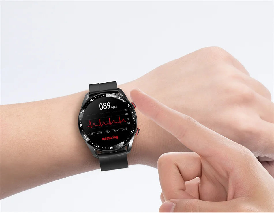 Para Smart Watch da Série Watch GT para Homens e Mulheres, Tela HD, Chamada via Bluetooth, Rastreador GPS, Monitor de Frequência Cardíaca, IP68 à Prova d'Água, SmartWatch Novo 2024