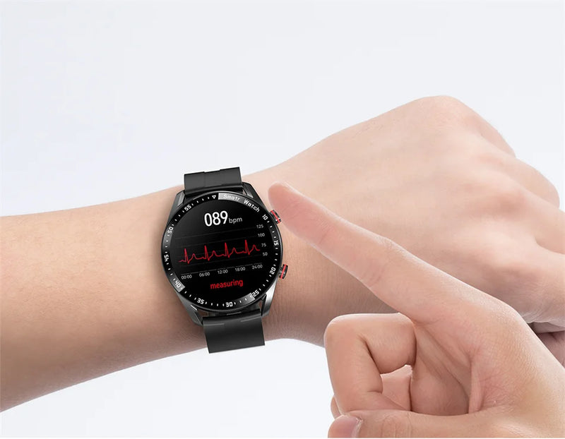 Para Smart Watch da Série Watch GT para Homens e Mulheres, Tela HD, Chamada via Bluetooth, Rastreador GPS, Monitor de Frequência Cardíaca, IP68 à Prova d'Água, SmartWatch Novo 2024