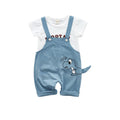 Roupas de Verão para Bebês e Meninos de Manga Curta Algodão Macio & Macacões Para Crianças Roupas Casuais para Meninos Roupas Diárias 0-3Y Roupas