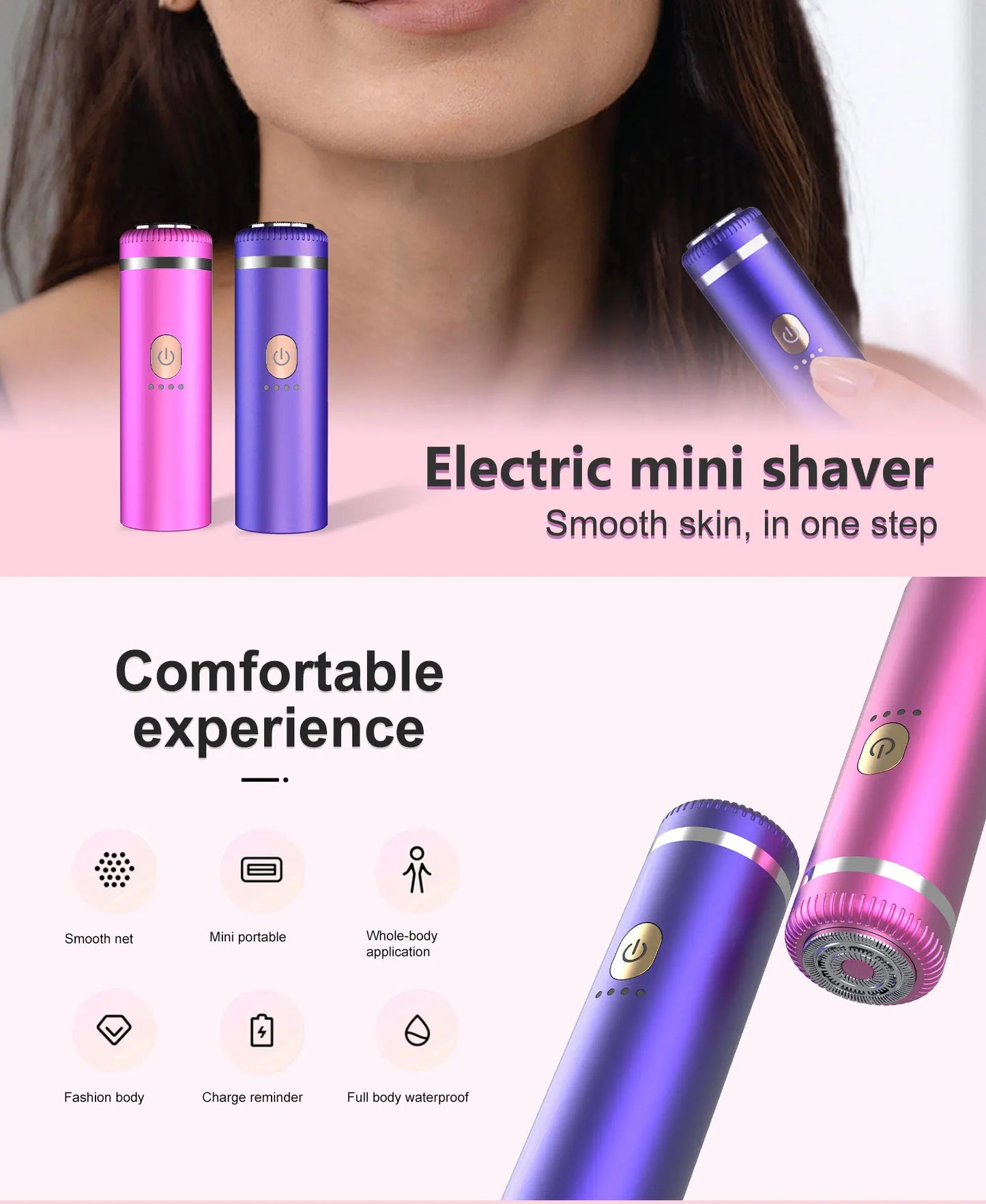 Removedor de Pelos Faciais para Mulheres