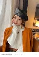 Suéter de gola alta feminino inverno 2025 vermelho retrô com forro de veludo engrossado desgaste interno tricô térmico camisa de assentamento