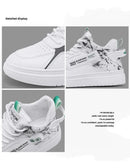 Primavera Outono Masculino Novo Estilo Tênis Vintage Moda Estudante Board Sapatos Casuais Sapatos de Cano Alto Sapatos de Fundo Grosso Respirável