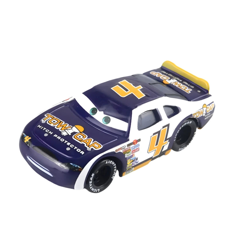 Disney Pixar Cars 3 Lightning Mcqueen Smokey Chick Hicks Collection 1:55 Veículos Diecast Alloy Car Toys Modelo Para Crianças Presente