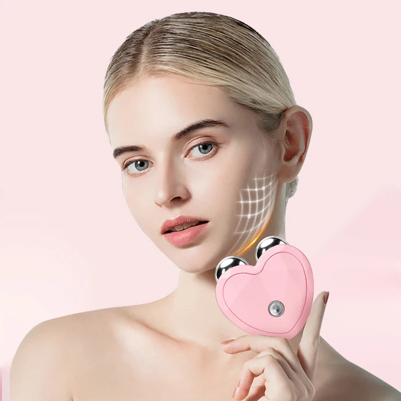 Massageador Facial Elétrico 3D com Microcorrente