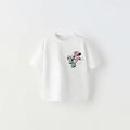 Meninos Dos Desenhos Animados Roupas Da Moda Nova Impressão De Manga Curta Tops Traje De Verão Em Torno Do Pescoço Bonito Camisa De Assentamento Crianças Casual Esportes Tees