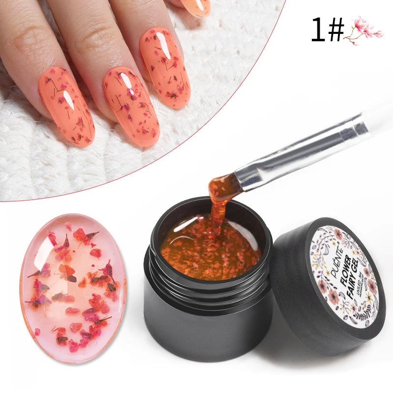 Esmalte em Gel Autonivelante 15ML Livre de Hema Gel Transparente Rígido Extensão de Unhas Modelagem 3D Cola para Strass Removedor de Verniz UV