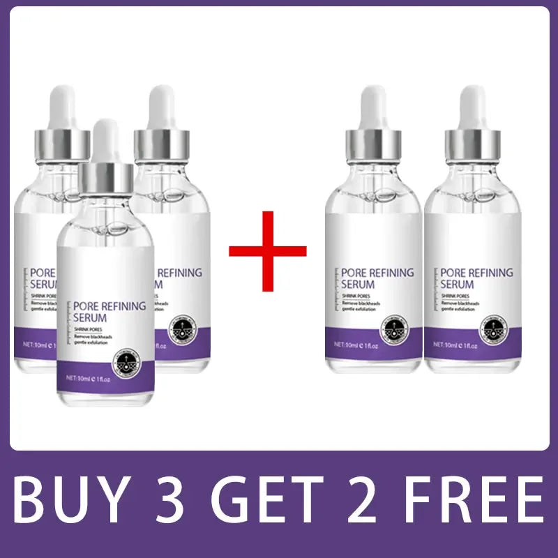 Poro Shrinking Serum Remoção de Rosto Grandes Poros Aperto Reparação Facial Poro Minimizando Essência Cuidados com a Pele Beleza Pele Firme