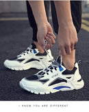Homens Verão Malha Respirável Esportes Tênis de Corrida Na Moda Versátil Casual Anti-Odor Sapatos de Velho Sapatos da Moda Tênis Casuais