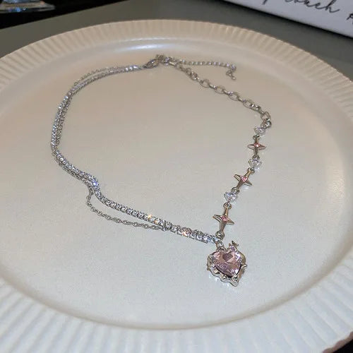 925 Sterling Silver Colar redondo de três camadas Simples Cobra Cadeia Charme Bola Cadeia Festa Presente de Casamento Jóias Requintadas Femininas