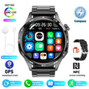 Para HUAWEI GT5 Pro GPS NFC Relógio Inteligente Masculino 360 * 360 Tela AMOLED Frequência cardíaca Bluetooth Chamada IP67 Homem à prova d'água Smartwatch 2024