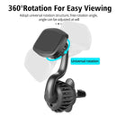 Suporte para Celular Móvel, Suporte Magnético Forte para Carro, Bracket Redondo Dobrável 720° para Celulares Universais, Suportes para Montar no Carro Novo