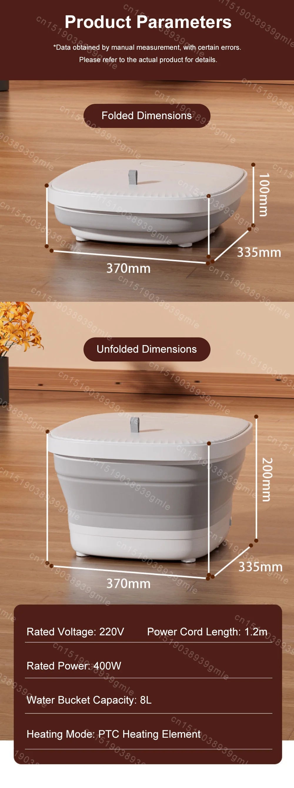 Banheira de Pés com Massagem Totalmente Automática