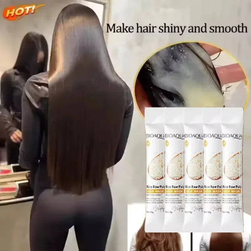 Máscara de Cabelo Mágica Profissional 5 Segundos Care Suave Natural Reparação Previne Ressecamento, Pontas Duplas, Danos e Frizz 2025
