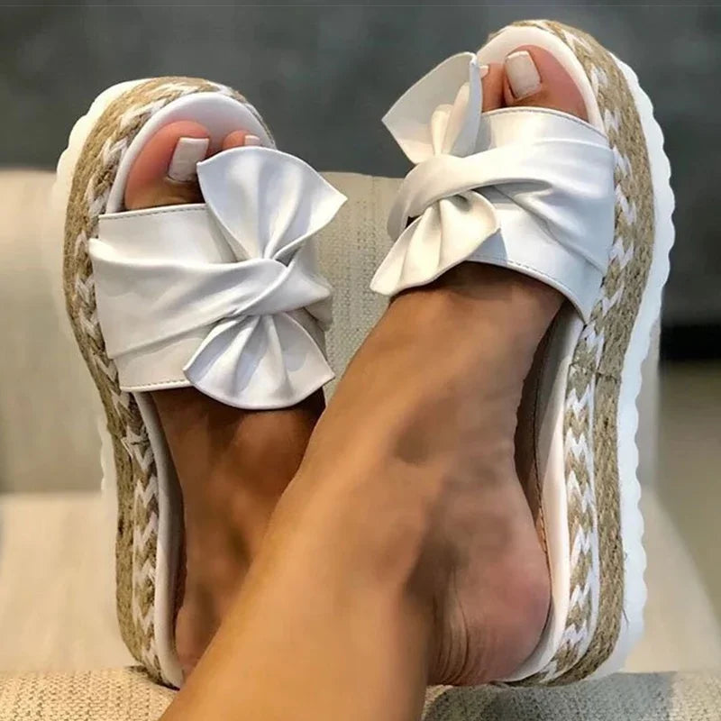 Sandálias Mulheres Sandálias de Salto com Cunhas Sapatos para Mulheres Sandálias de Plataforma Chinelos de Verão Sandalias Mujer Sapatos Elegantes de Verão