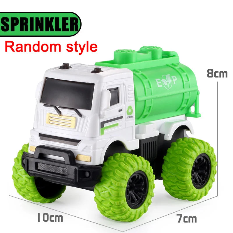 Puxe para trás o carro de brinquedo Rotação inercial do carro Veículo off-road com tração nas quatro rodas SUV Racing Power Car Toy CarGift para crianças