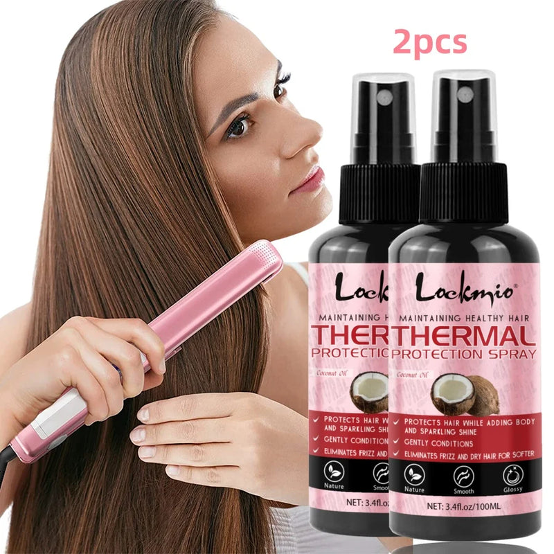 Spray de Proteção Térmica para Cabelo Serum Protetor contra Calor Protege o Cabelo dos Raios UV Danificados Condicionador Hidratante para Mulheres