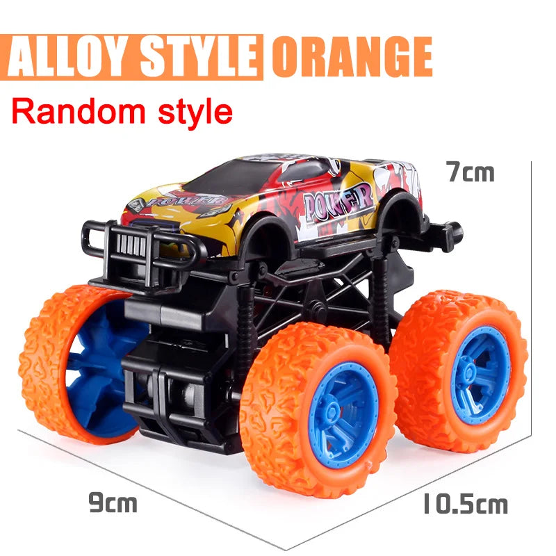 Puxe para trás o carro de brinquedo Rotação inercial do carro Veículo off-road com tração nas quatro rodas SUV Racing Power Car Toy CarGift para crianças