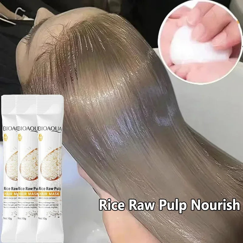 Máscara de Cabelo Mágica Profissional 5 Segundos Care Suave Natural Reparação Previne Ressecamento, Pontas Duplas, Danos e Frizz 2025