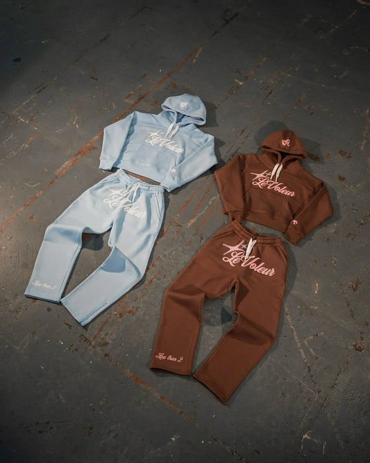 Moletom esportivo europeu e americano com capuz grande, masculino, casual, solto, roupa simples, estampado, calça, moletom feminino