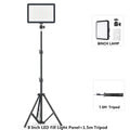 Luz de Videoconferência LED para Fotografia, Luz de Preenchimento Dimmable para Estúdio de Fotografia, Lâmpada de Preenchimento para Transmissão ao Vivo no Tiktok e Youtube